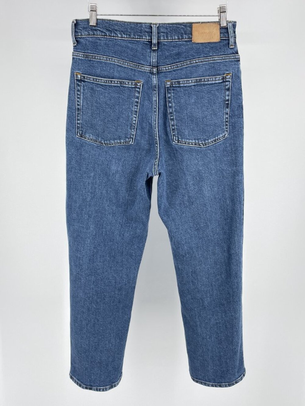 Everlane Way-High Zip Jean In Vintage Blue Size 28 Regular Organic Cotton - Picture 3 of 9